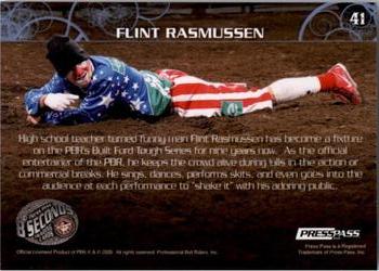 2010 Press Pass 8 Seconds #41 Flint Rasmussen Back